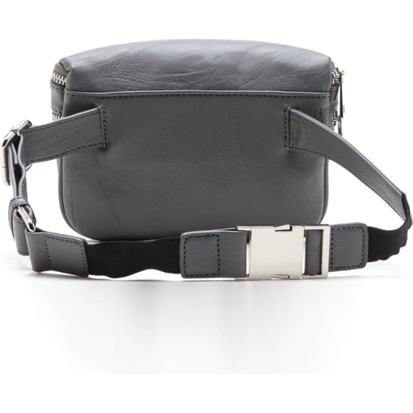 Sole Society Cadee Belt Bag Gray Crossbody - Picture 3 of 6